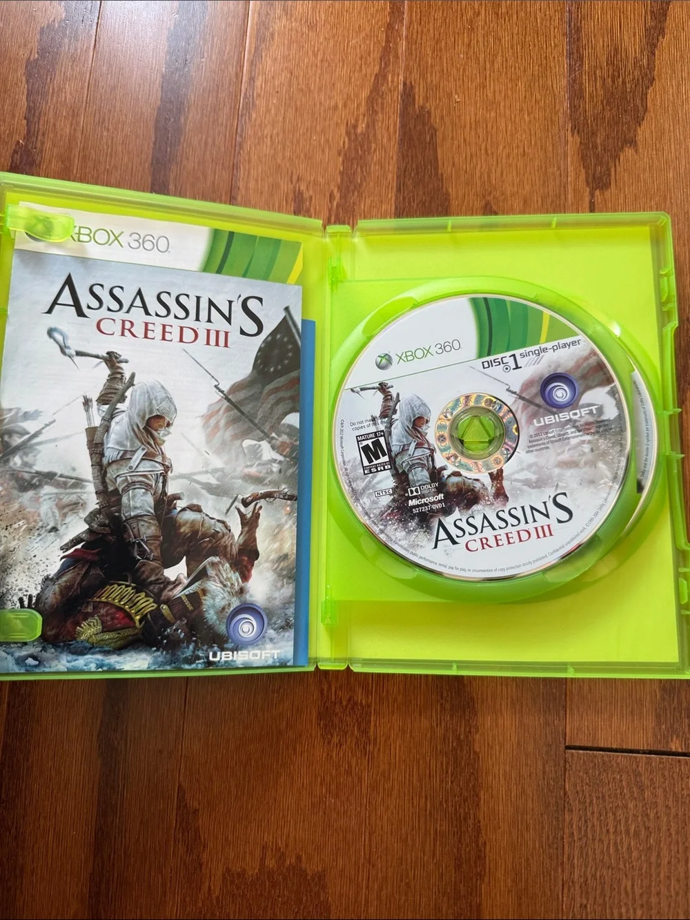 Assassin’s Creed III Xbox 360 Complete 2 Disc Set Ubisoft 2012